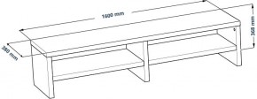 ТВ-тумба Энкель ТВ16, тамбурат, цвет белый в Тавде - tavda.mebel24.online | фото 3